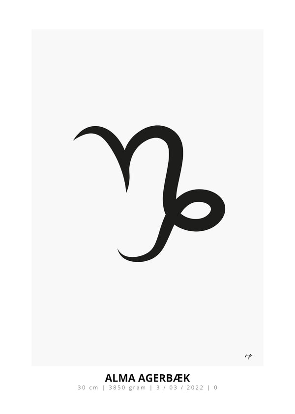 STJERNETEGN PLAKAT - Stjernetegn symbol