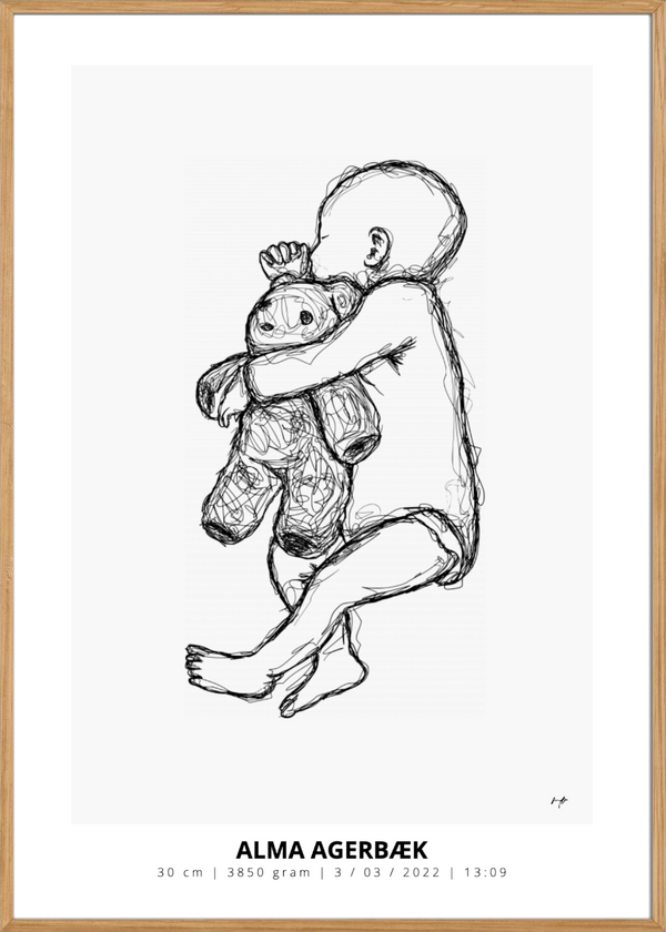 LITTLE MEMORIES - Fødselsplakat / Mindeplakat / Birth Poster #1